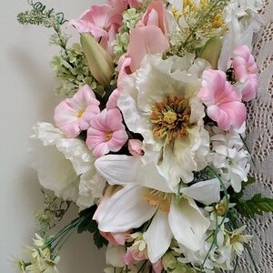 Spring Floral Pink And White Arrangement